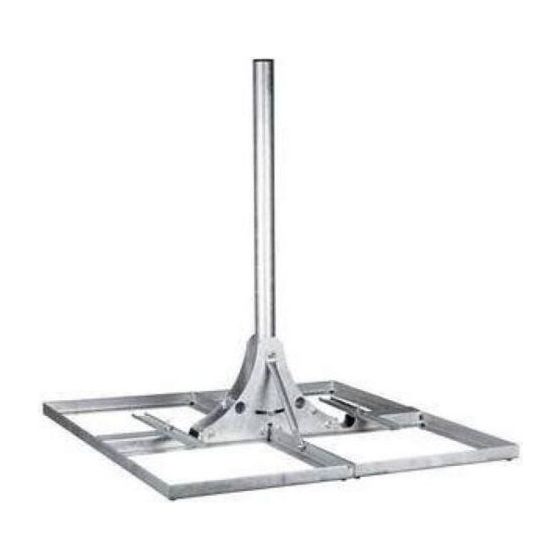 Kathrein Flachdachständer ZAS 150, 60mm, 1.100mm, 1,5mm, Stahl, feuerverzinkt