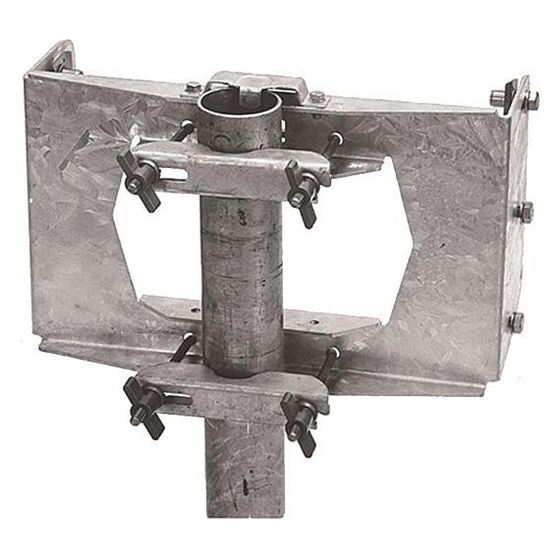 Kathrein Azimut-/Elevationshalterung ZAS 120, 50-90mm Mastdurchmesser, Stahl, Feuerverzinkt