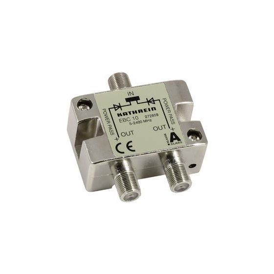 Kathrein Verteiler EBC 10 2fach, 5-2400MHz 4/5/6/8dB, F-Connector