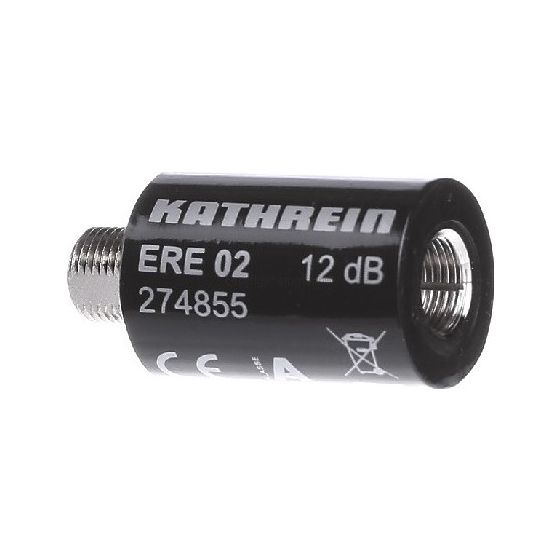 Kathrein Dämpfungstecker ERE 02, 11 dB, F-Connector