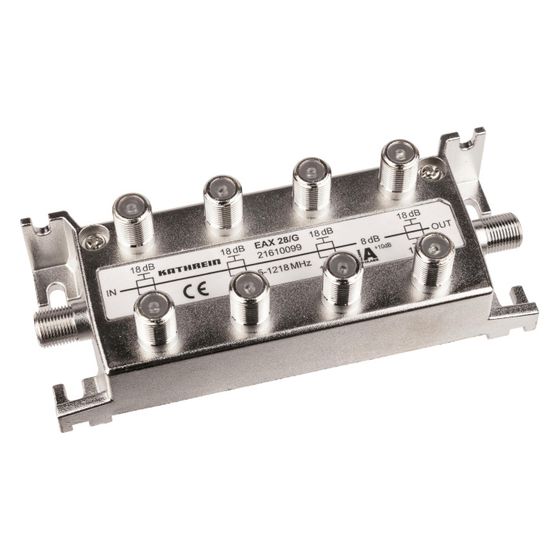 Kathrein Abzweiger EAX 28/G, 8-fach 5-1218MHz 18dB, F-Connector 21610099