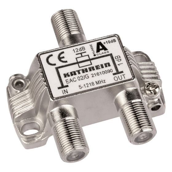 Kathrein Abzweiger EAC 02/G, 12dB 5-1218MHz, Zink-Spritzguss