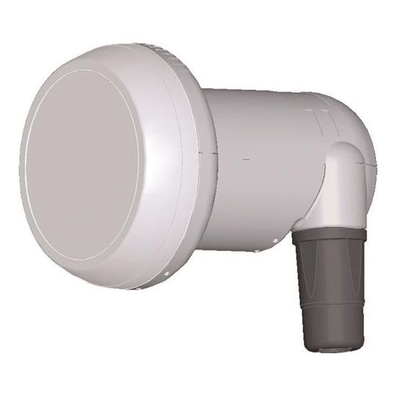 Kathrein Universal-Single-LNB KEL 411, 10,70-12,75GHz, 40mm Aufnahme, Grau