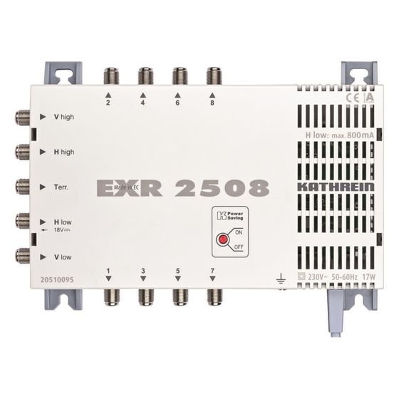 Kathrein Multischalter EXR 2508, 5 Eingänge, 8 Teilnehmeranschlüsse