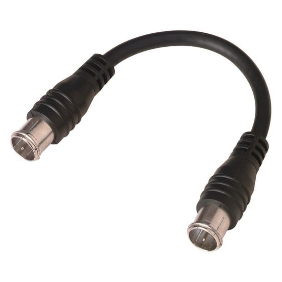 Kathrein Patchkabel EVL 340, 0,34m, 75 Ohm, 85 dB, Schwarz