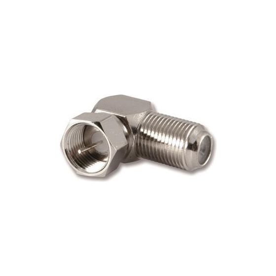 Kathrein F-Winkelstecker EMU 02, 75 Ohm, Schirmklasse A, abgewinkelt, Stecker/Buchse