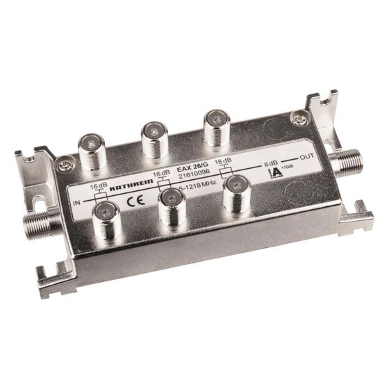 Kathrein Abzweiger EAX 26/G, 6-fach 5-1218MHz 15,5/15dB, F-Connector