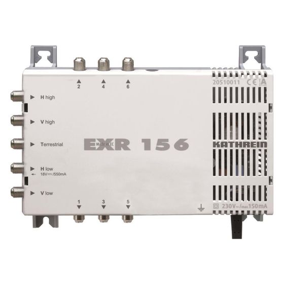 Kathrein Multischalter EXR 156, 5 Eingänge, 6 Teilnehmeranschlüsse