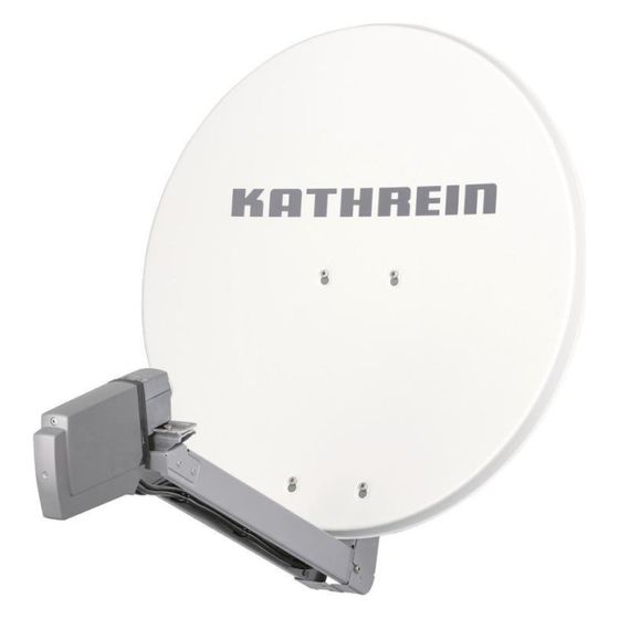 Kathrein Satellitenantenne CAS 80ws, 80cm, Aluminium, Weiß