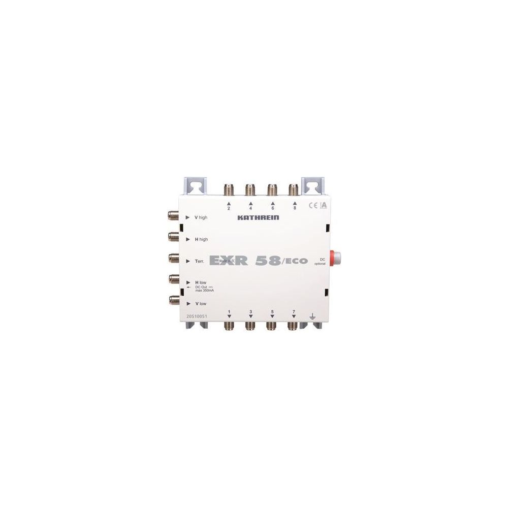 Kathrein Multischalter EXR 58/ECO, 5 Eingänge, 8 Teilnehmeranschlüsse... KATHREIN-20510051 4021121487057 (Abb. 2)