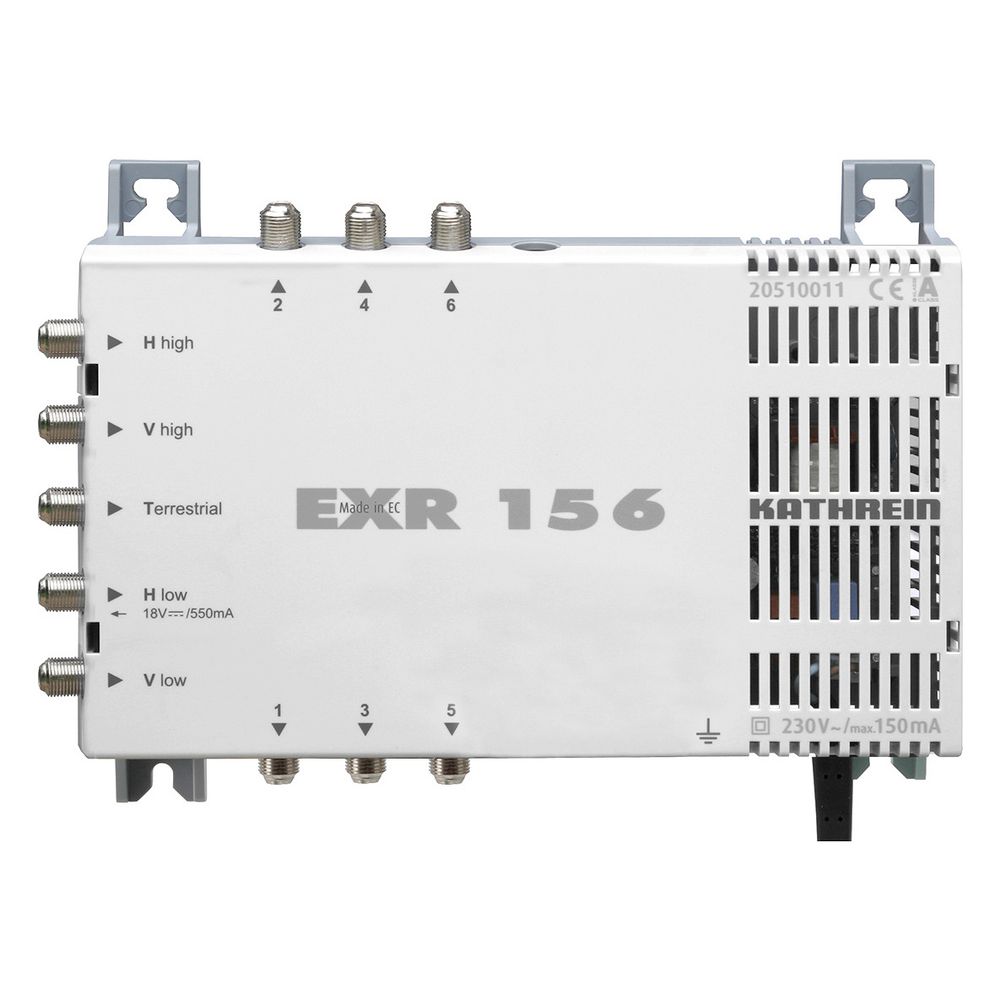 Kathrein Multischalter EXR 156, 5 Eingänge, 6 Teilnehmeranschlüsse... KATHREIN-20510011 4021121448669 (Abb. 3)