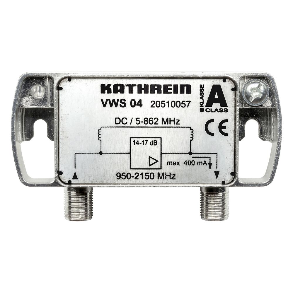 Kathrein SAT-ZF-Verstärker VWS 04, 8 dB, 1 Eingang, 1 Ausgang... KATHREIN-20510057 4021121498008 (Abb. 3)