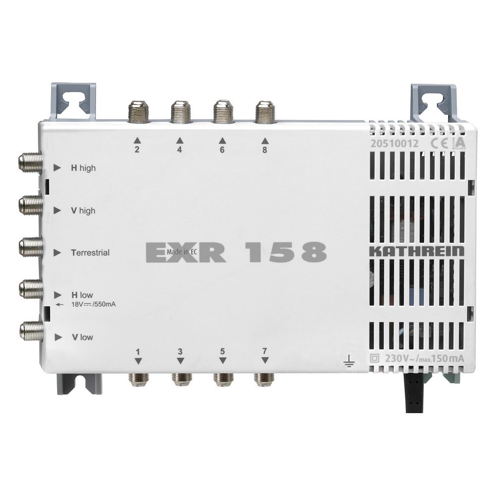 Kathrein Multischalter EXR 158, 5 Eingänge, 8 Teilnehmeranschlüsse... KATHREIN-20510012 4021121448683 (Abb. 3)