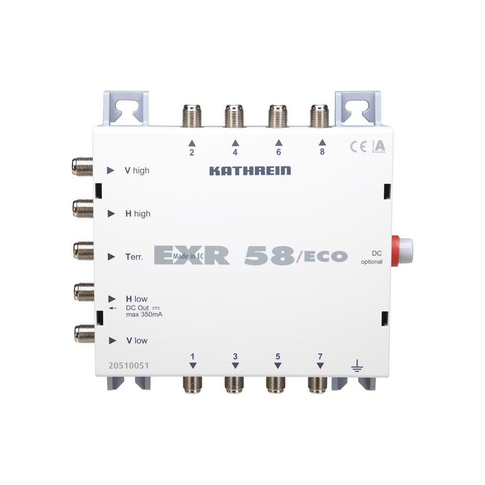 Kathrein Multischalter EXR 58/ECO, 5 Eingänge, 8 Teilnehmeranschlüsse... KATHREIN-20510051 4021121487057 (Abb. 3)