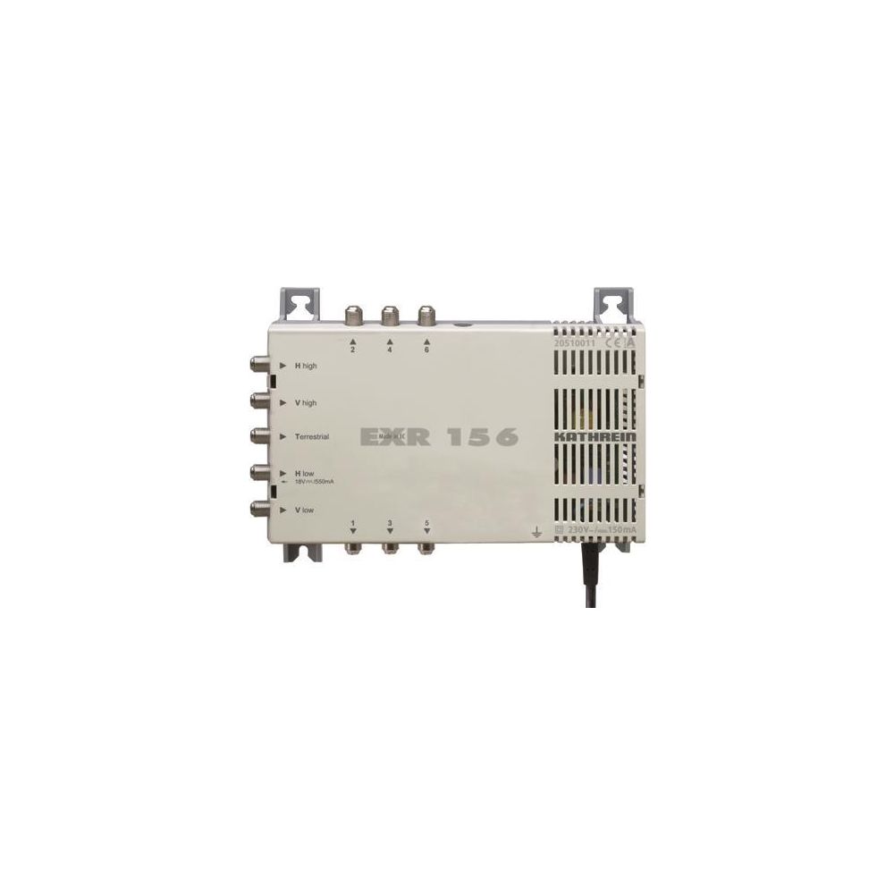 Kathrein Multischalter EXR 156, 5 Eingänge, 6 Teilnehmeranschlüsse... KATHREIN-20510011 4021121448669 (Abb. 2)