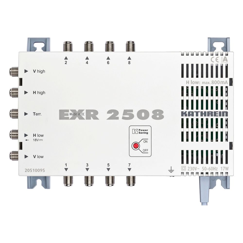 Kathrein Multischalter EXR 2508, 5 Eingänge, 8 Teilnehmeranschlüsse... KATHREIN-20510095 4021121522772 (Abb. 3)