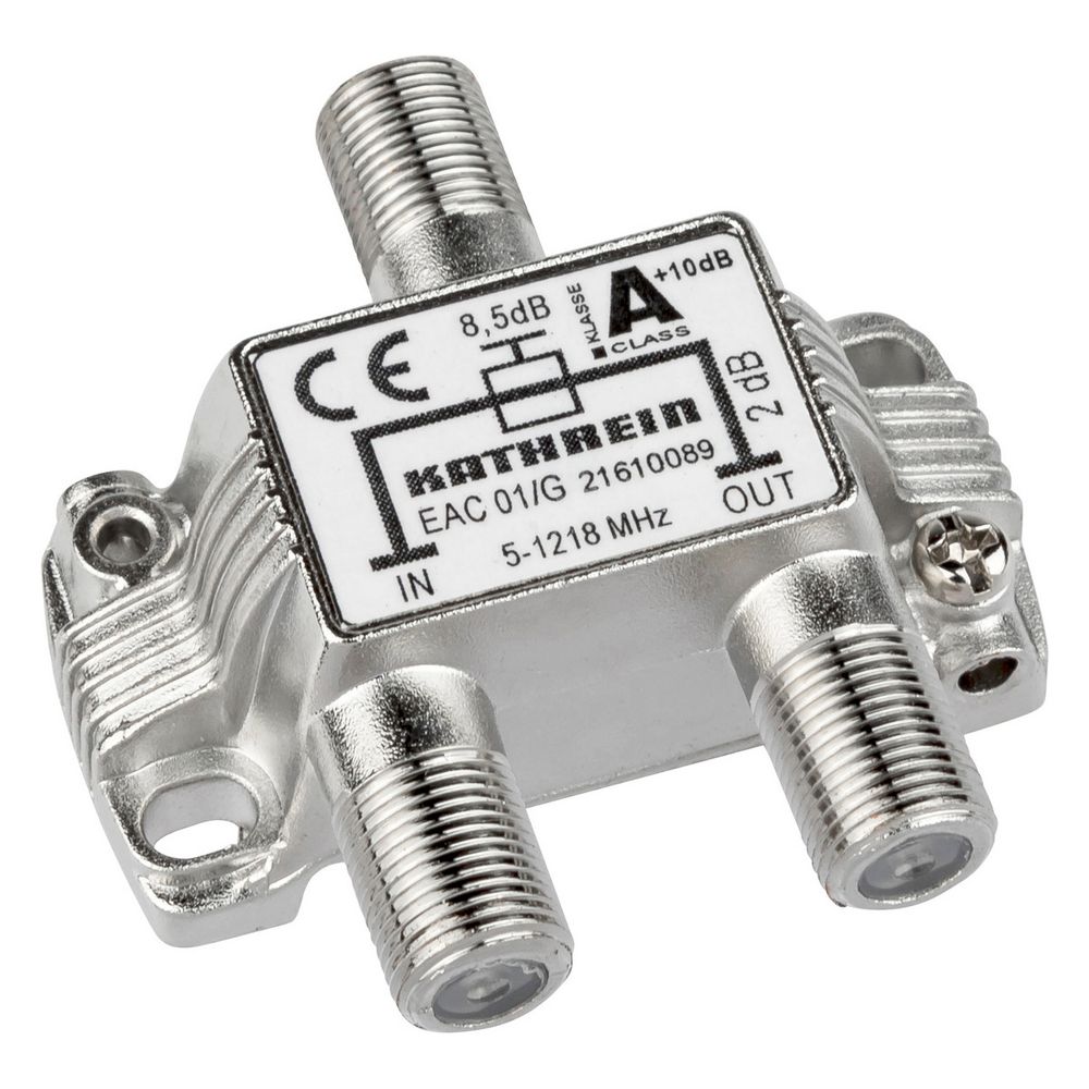 Kathrein Abzweiger EAC 01/G, 8,5dB 5-1218MHz, Zink-Spritzguss, Verzinnt... KATHREIN-21610089 4021121547720 (Abb. 2)