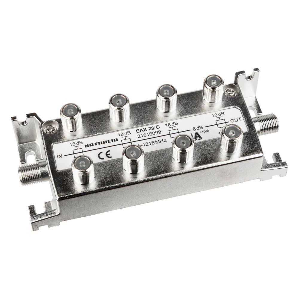 Kathrein Abzweiger EAX 28/G, 8-fach 5-1218MHz 18dB, F-Connector 21610099... KATHREIN-21610099 4021121548024 (Abb. 2)