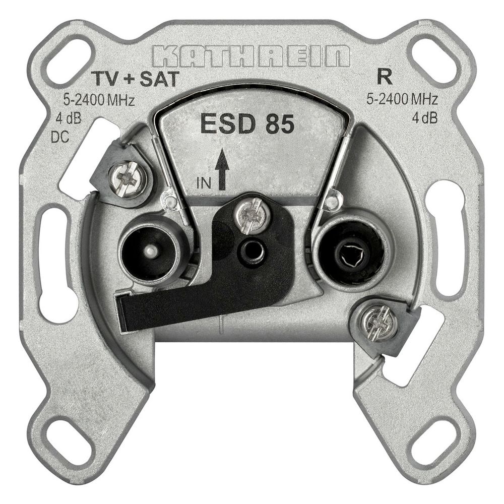 Kathrein Antennensteckdose ESD 85, 2fach, 80x80x40mm, Aluminium... KATHREIN-274426 4021121338649 (Abb. 3)