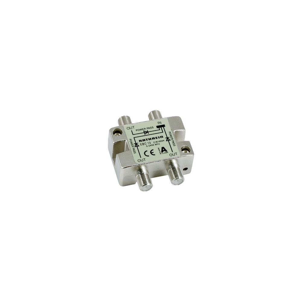 Kathrein F-Verteiler EBC 13, 3 Ausgänge, 5-2400MHz, 12dB, F-Connector... KATHREIN-21610004 4021121456220 (Abb. 2)