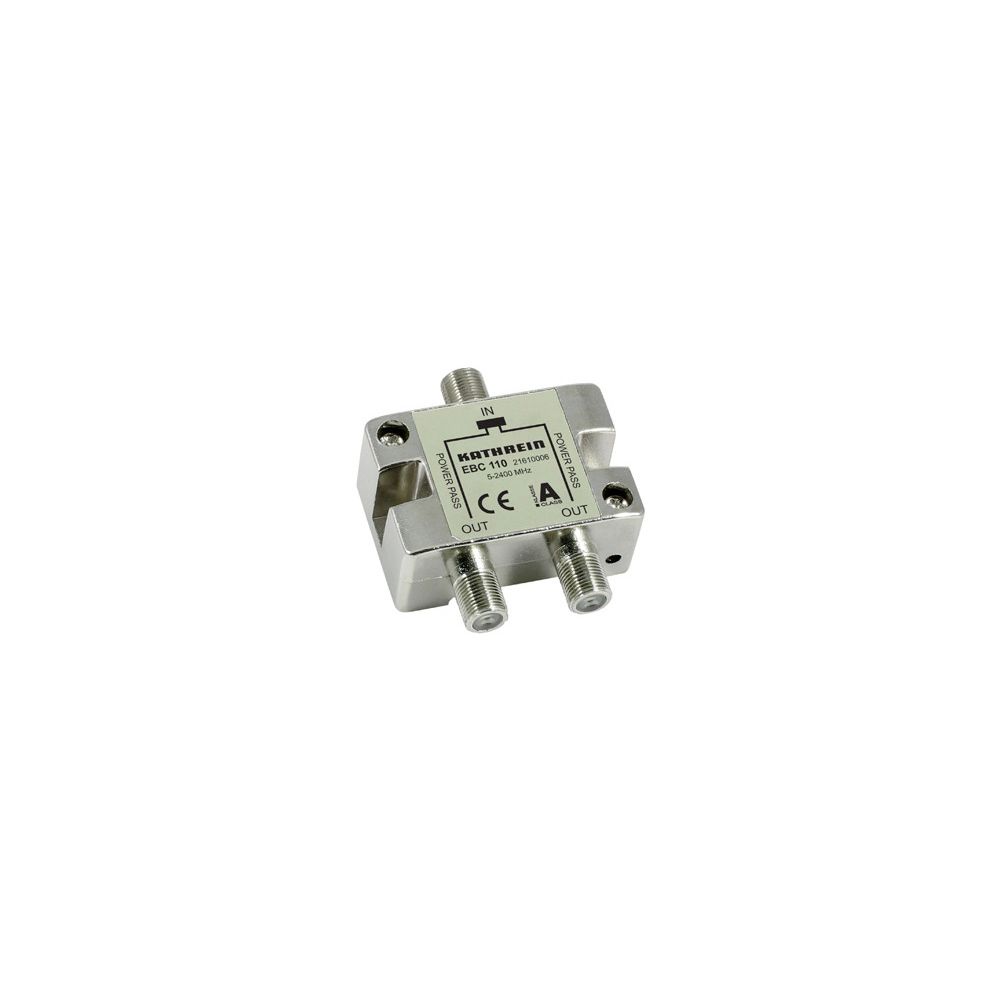 Kathrein F-Verteiler EBC 110, 5-2400 MHz, 2 Ausgänge, 8 dB, F-Connector... KATHREIN-21610006 4021121498282 (Abb. 2)