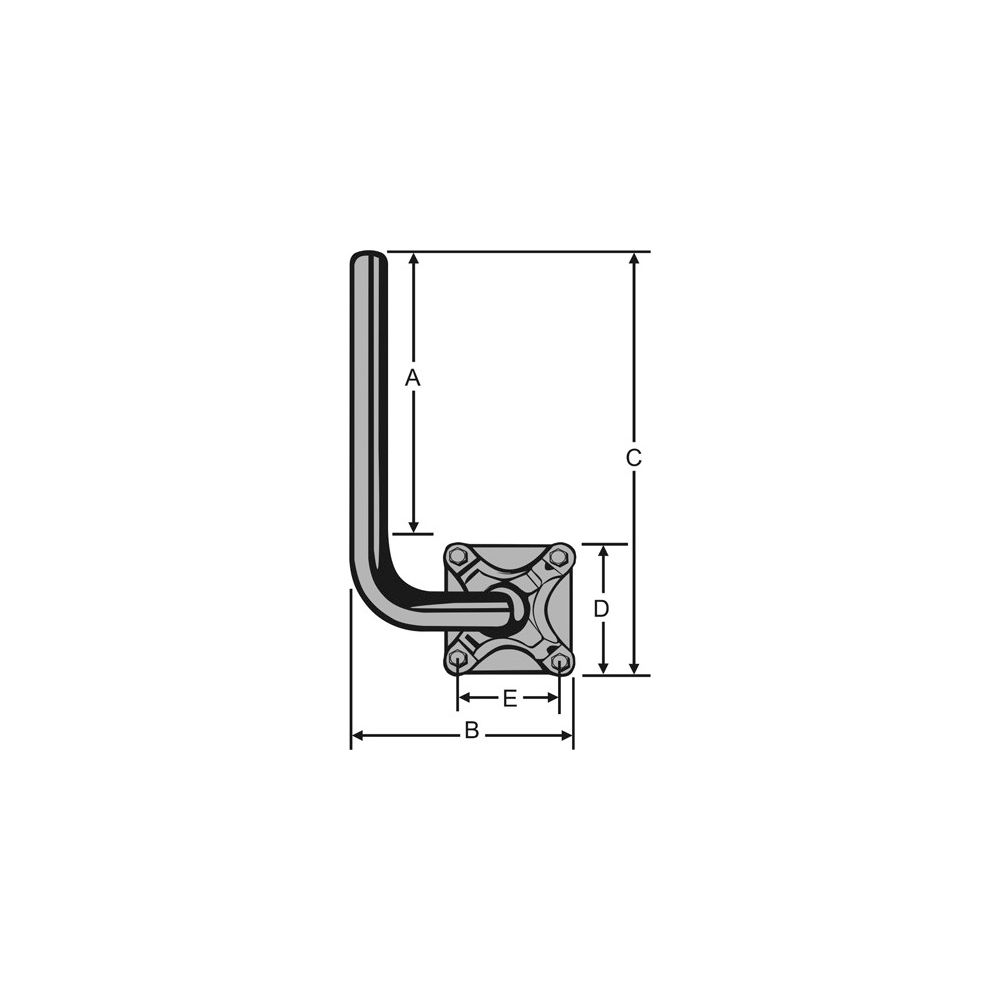 Kathrein Wandausleger ZAS 60, 17,5cm, Stahl... KATHREIN-218682 4021121047770 (Abb. 4)