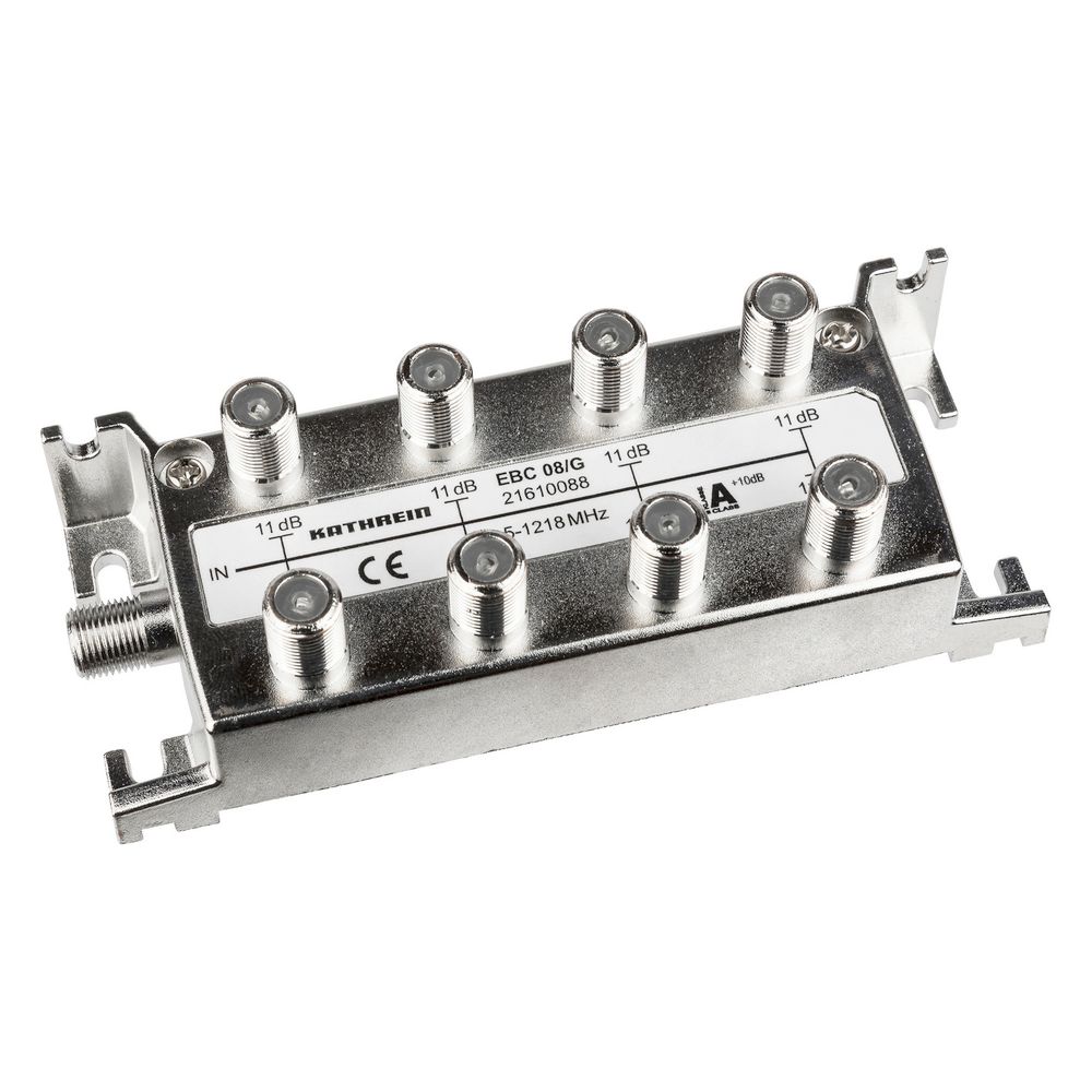 Kathrein 8-fach-Verteiler EBC 08/G, 11 dB, 5-1218 MHz, F-Connector... KATHREIN-21610088 4021121547690 (Abb. 2)