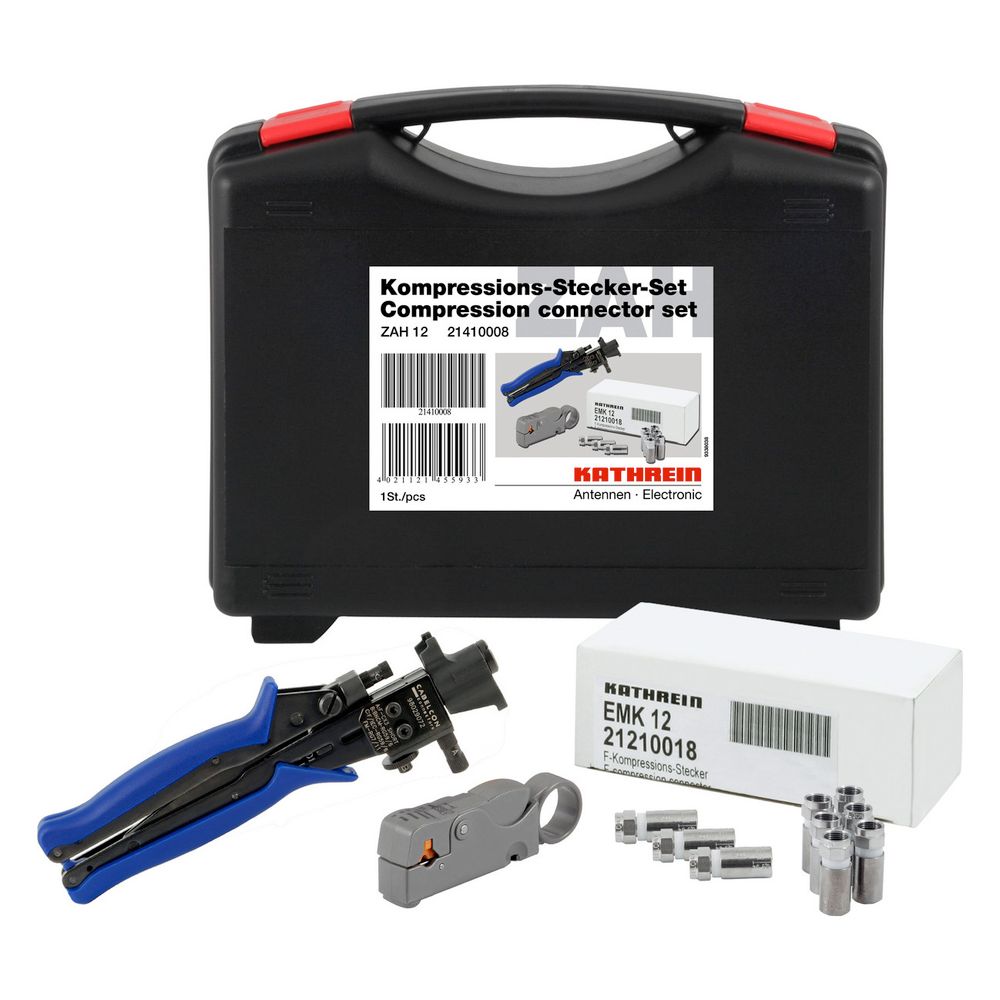 Kathrein Kompressions-Stecker-Set ZAH 12, 100x EMK 12, 1x ZAW 13, 1x RG 6/59... KATHREIN-21410008 4021121455933 (Abb. 2)