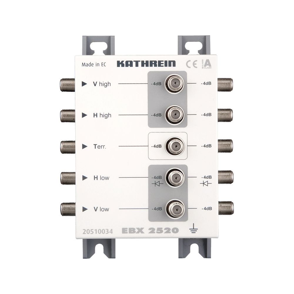 Kathrein Sat-ZF-Verteiler EBX 2520, 5-2400 MHz, 4 dB, F-Connector... KATHREIN-20510034 4021121472985 (Abb. 3)