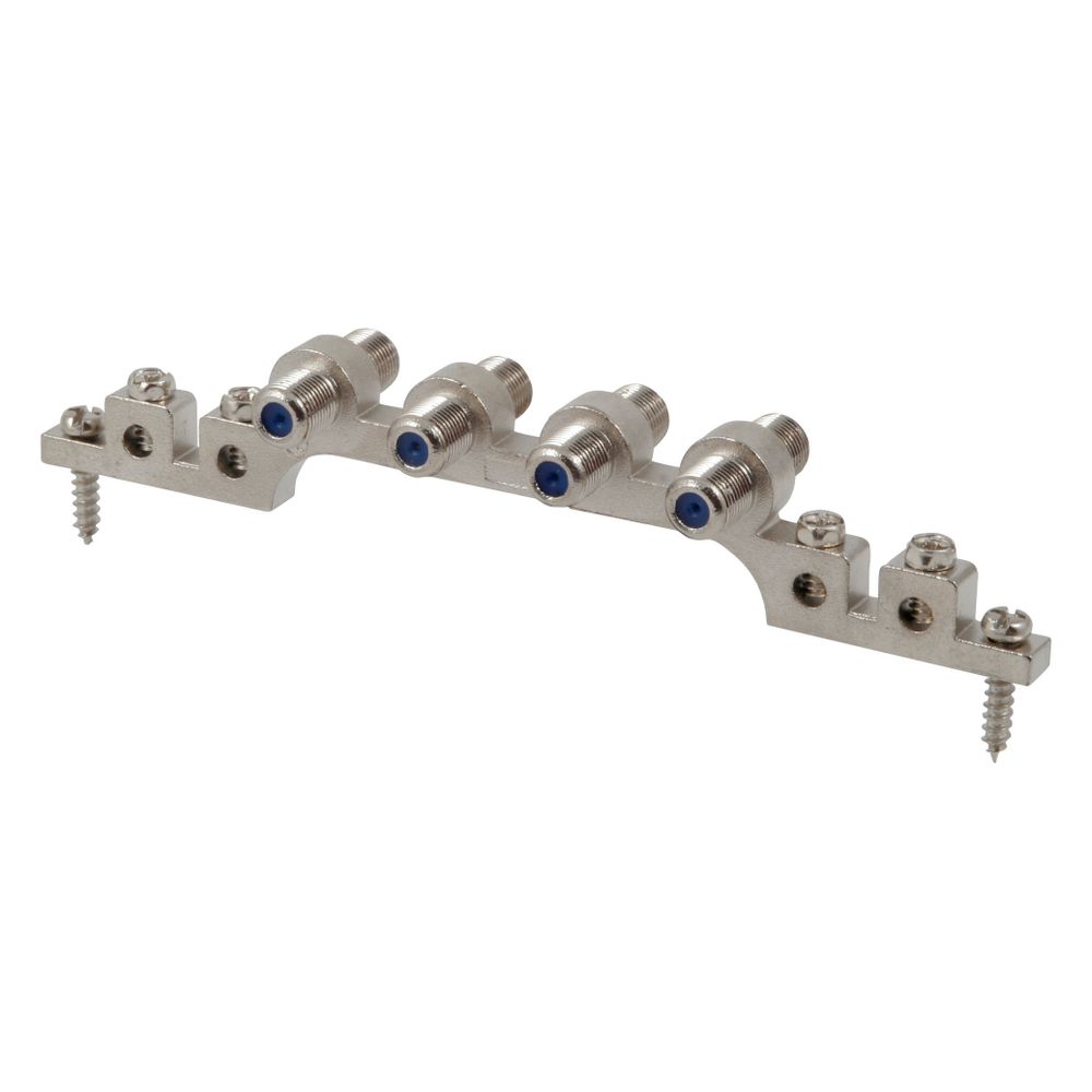 Kathrein F-Erdungsblock EMU 24 4fach, 32x120x35mm, Stahl, vernickelt... KATHREIN-21210020 4021121454073 (Abb. 2)