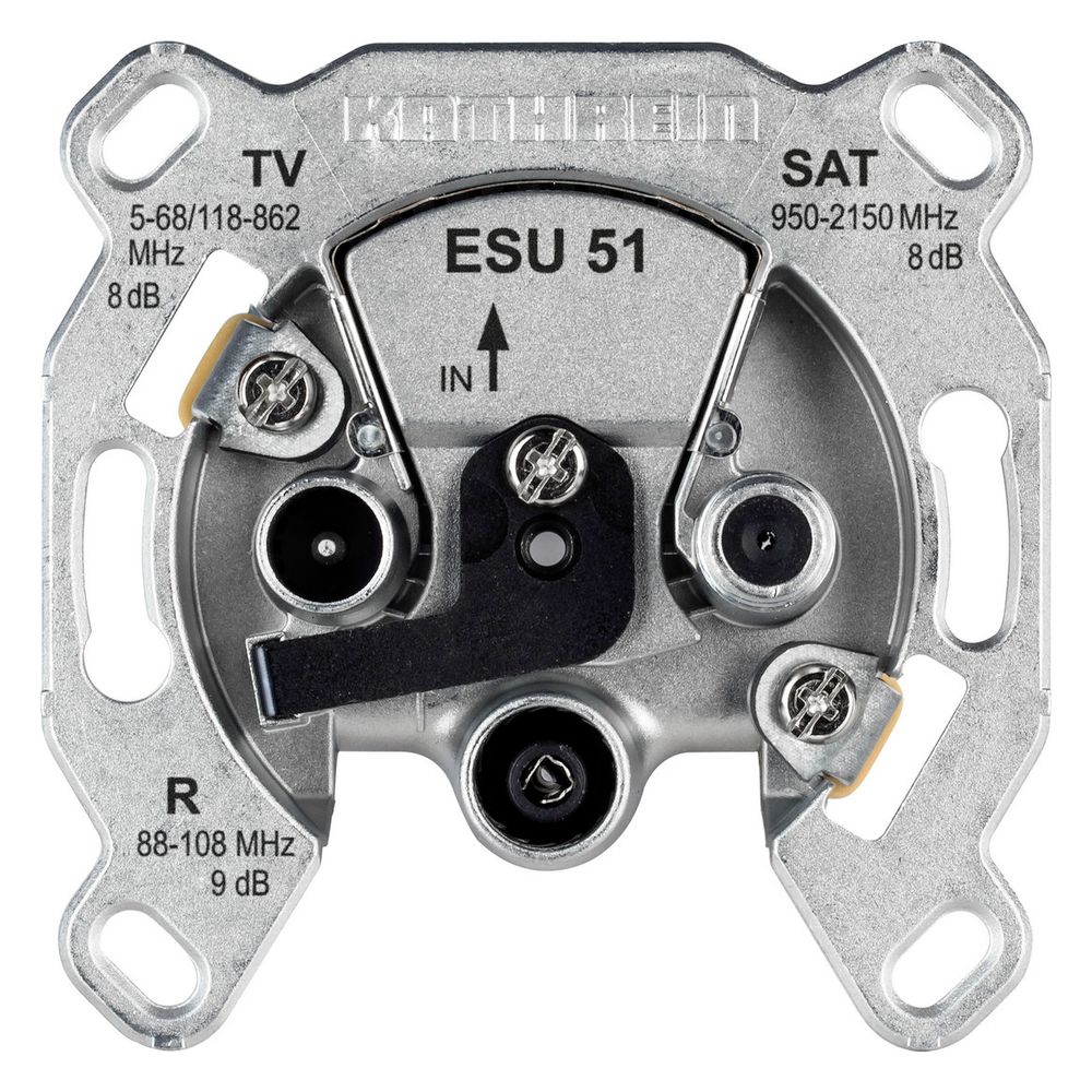 Kathrein Einkabeldose ESU 51, 8dB, Aluminium... KATHREIN-21110061 4021121537820 (Abb. 2)