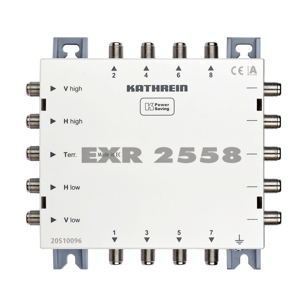 Kathrein Multischalter EXR 2558, 5 Eingänge 8 Teilnehmeranschlüsse, kaskadierbar... KATHREIN-20510096 4021121522796 (Abb. 3)