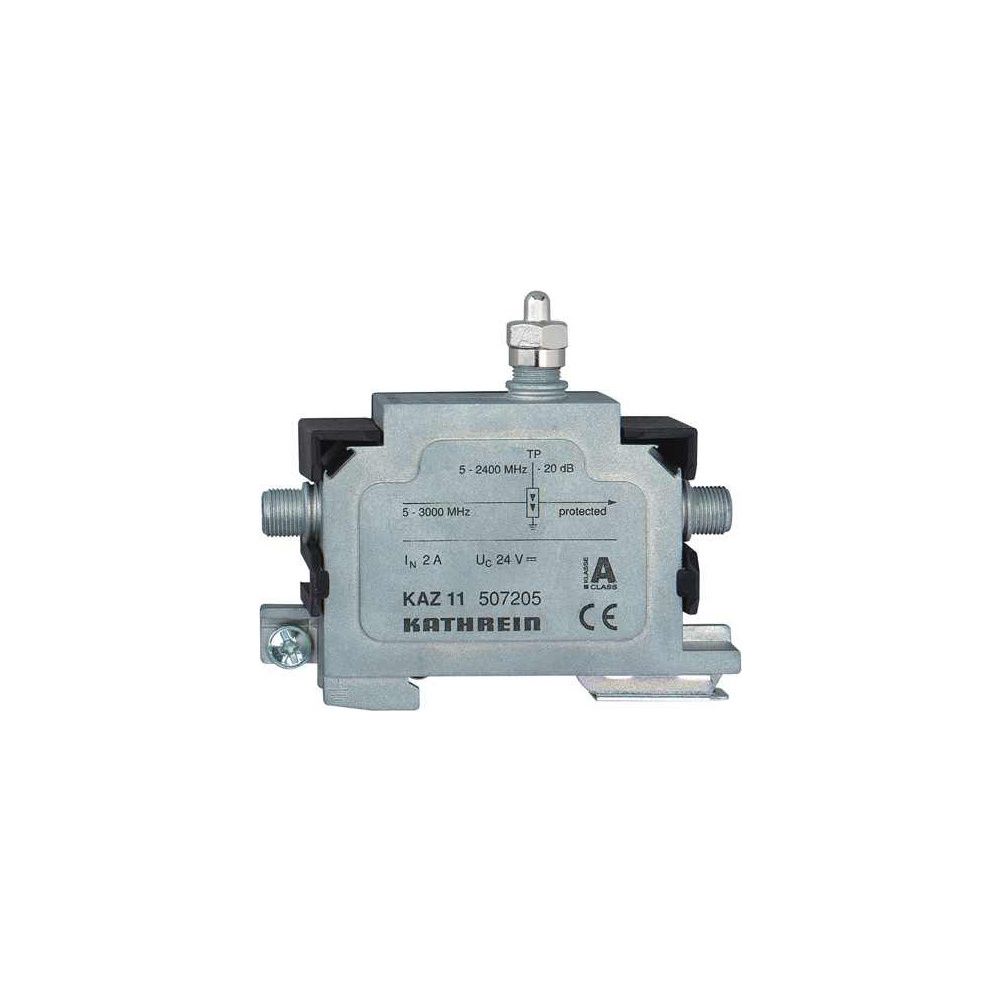 Kathrein Überspannungs-Schutzgerät KAZ 11, 5-3000 MHz, 2A, IP40, 145mm... KATHREIN-507205 4021121400971 (Abb. 2)