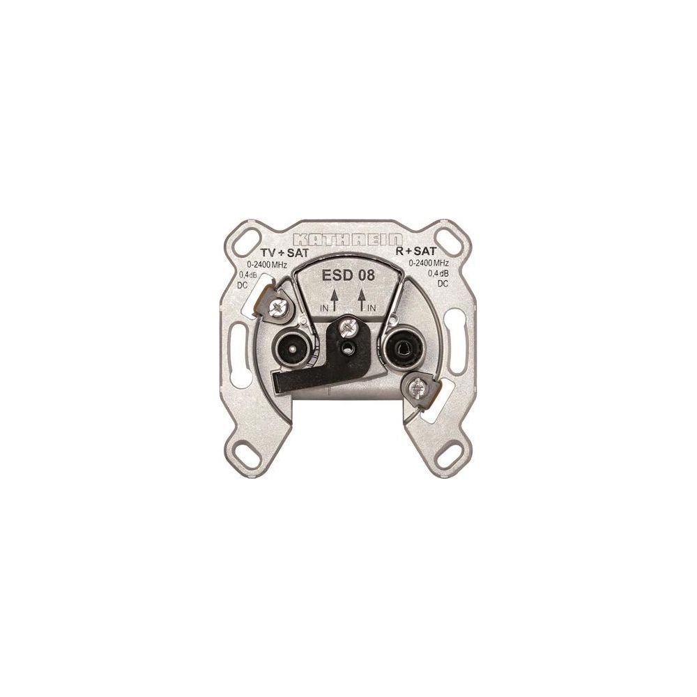 Kathrein Antennensteckdose ESD 08, 0,15-2400MHz, Edelstahl, Aluminium... KATHREIN-274197 4021121140297 (Abb. 2)