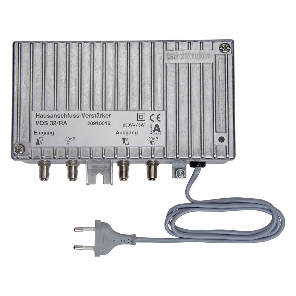 Kathrein Hausanschlussverstärker VOS 32/RA-1G, 32dB, 5-65/85-1006MHz, F-Connector... KATHREIN-20910033 4021121521492 (Abb. 2)