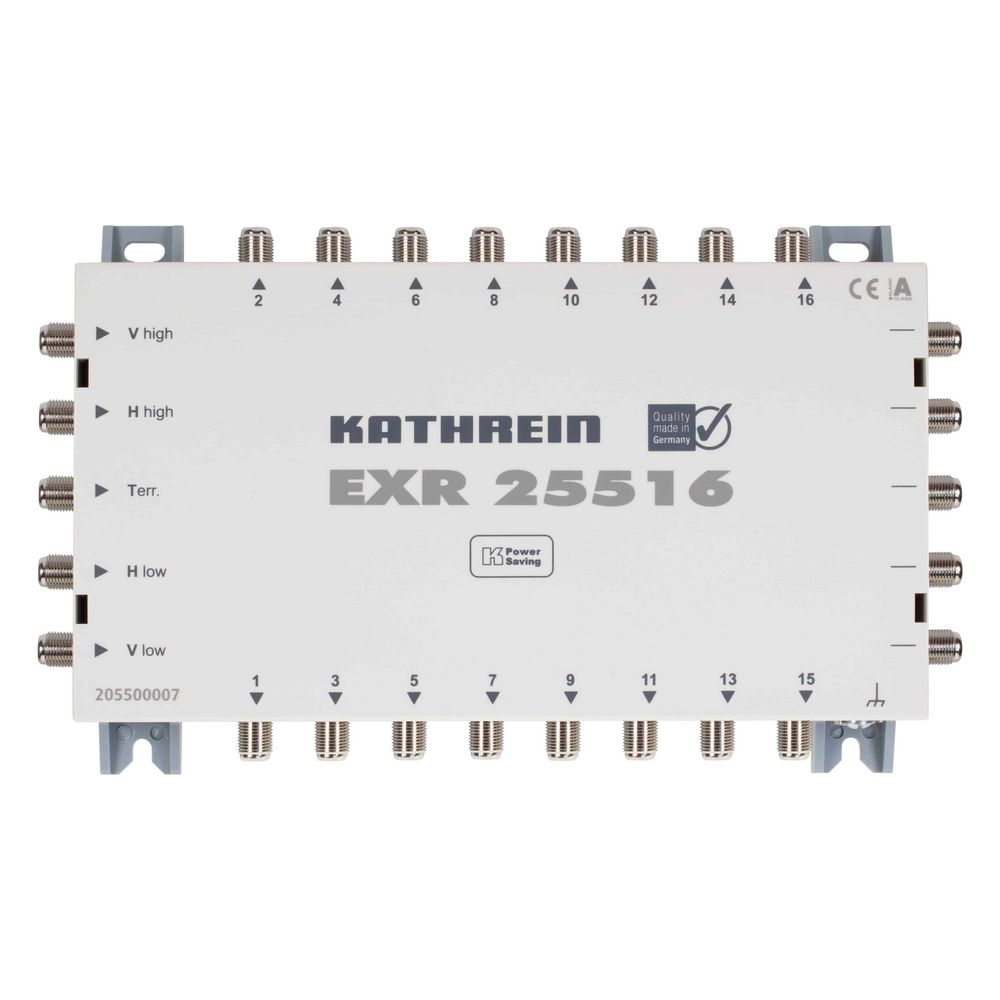 Kathrein Multischalter EXR 25516, 5 Eingänge, 16 Teilnehmeranschlüsse... KATHREIN-205500007 4063242002191 (Abb. 2)