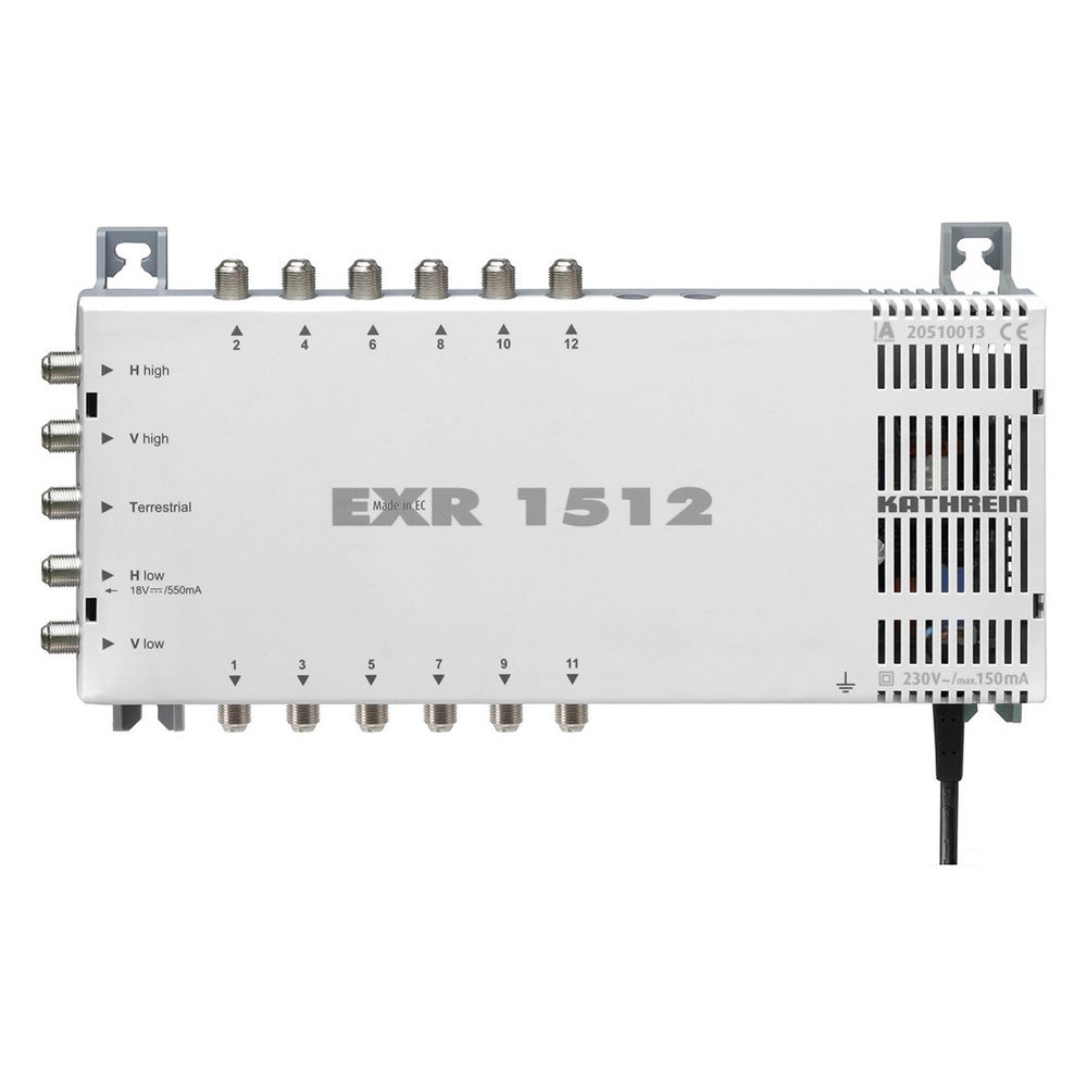 Kathrein Multischalter EXR 1512, 5 Eingänge, 12 Teilnehmeranschlüsse, 47-862/950-215... KATHREIN-20510013 4021121448706 (Abb. 3)