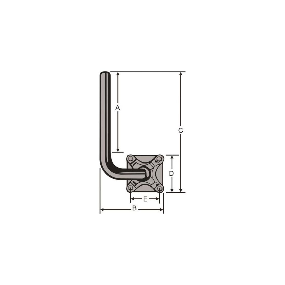Kathrein Wandausleger ZAS 60, 17,5cm, Stahl... KATHREIN-218682 4021121047770 (Abb. 2)
