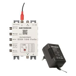 Kathrein Einkabel-Multischalter EXD 158 Twin, 5-862 MHz und 950-2150 MHz, 8 Teilnehm... KATHREIN-20510142 4021121543357 (Abb. 1)