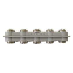 Kathrein 5-fach Steckverbinder F EMU 250, 75 Ohm, gerade, Stecker/Stecker... KATHREIN-20510044 4021121480775 (Abb. 1)