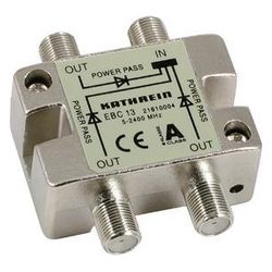 Kathrein F-Verteiler EBC 13, 3 Ausgänge, 5-2400MHz, 12dB, F-Connector... KATHREIN-21610004 4021121456220 (Abb. 1)
