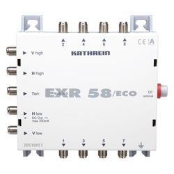 Kathrein Multischalter EXR 58/ECO, 5 Eingänge, 8 Teilnehmeranschlüsse... KATHREIN-20510051 4021121487057 (Abb. 1)