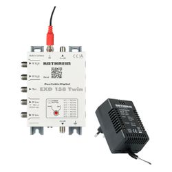 Kathrein Einkabel-Multischalter EXD 158 Twin, 5-862 MHz und 950-2150 MHz, 8 Teilnehm... KATHREIN-20510142 4021121543357 (Abb. 1)