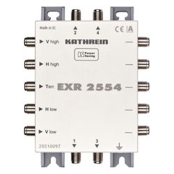 Kathrein Multischalter EXR 2554, 5 Eingänge, 4 Teilnehmeranschlüsse... KATHREIN-20510097 4021121522819 (Abb. 1)