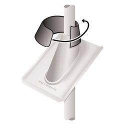 Kathrein Abdeckkragen ZTC 01, 27-60mm, Dachdurchführungsdichtung... KATHREIN-204500012 4063242001590 (Abb. 1)