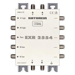 Kathrein Multischalter EXR 2554, 5 Eingänge, 4 Teilnehmeranschlüsse... KATHREIN-20510097 4021121522819 (Abb. 1)
