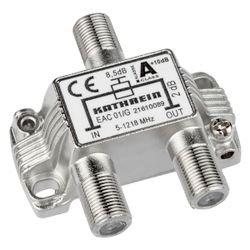 Kathrein Abzweiger EAC 01/G, 8,5dB 5-1218MHz, Zink-Spritzguss, Verzinnt... KATHREIN-21610089 4021121547720 (Abb. 1)