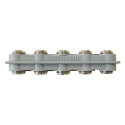 Kathrein 5-fach Steckverbinder F EMU 250, 75 Ohm, gerade, Stecker/Stecker... KATHREIN-20510044 4021121480775 (Abb. 1)