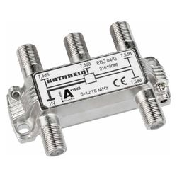 Kathrein 4-fach-Verteiler EBC 04/G, 7,5 dB, 5-1218 MHz, F-Connector... KATHREIN-21610086 4021121547638 (Abb. 1)