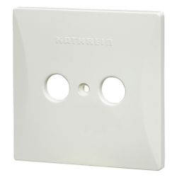 Kathrein Antennensteckdose ESZ 52, 80x80x40mm, Edelstahl, Weiß... KATHREIN-274227 4021121141034 (Abb. 1)